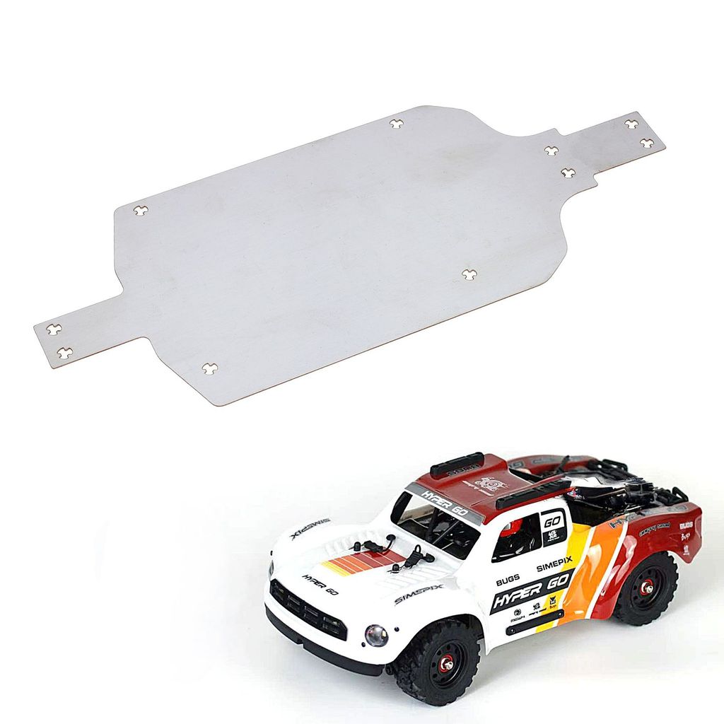 MJX Hyper Go 14211 Kim Loại Thép Không Gỉ Khung Xe Giáp Bảo Vệ Bảo Vệ Tấm Trượt 1 / 14 RC Xe Nâng Cấ