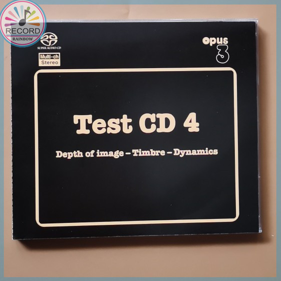 OPUS 3 Test CD 4 Depth of image timbre dynamics Album Album [Sealed] Brand New GST