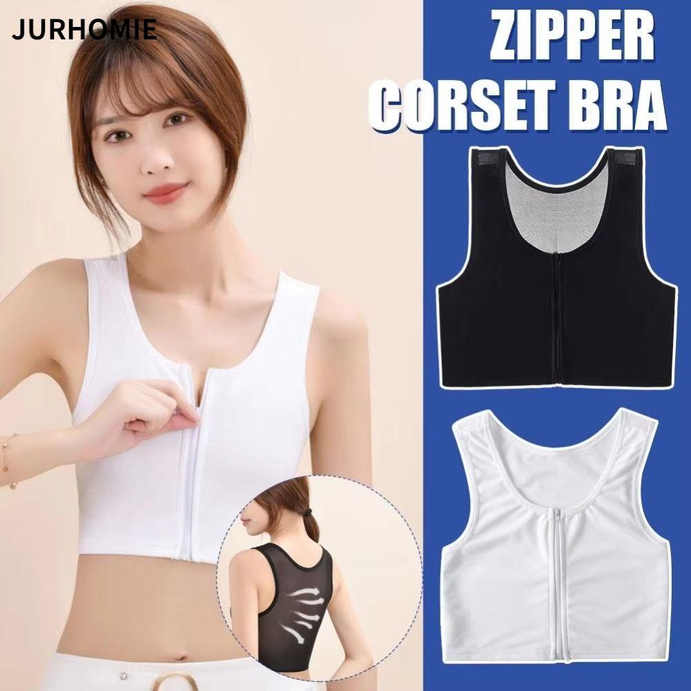 Jurhomie Áo Tank Top, Vest Định Hình Ngực, Corset Tăng Cường - Style Tomboy