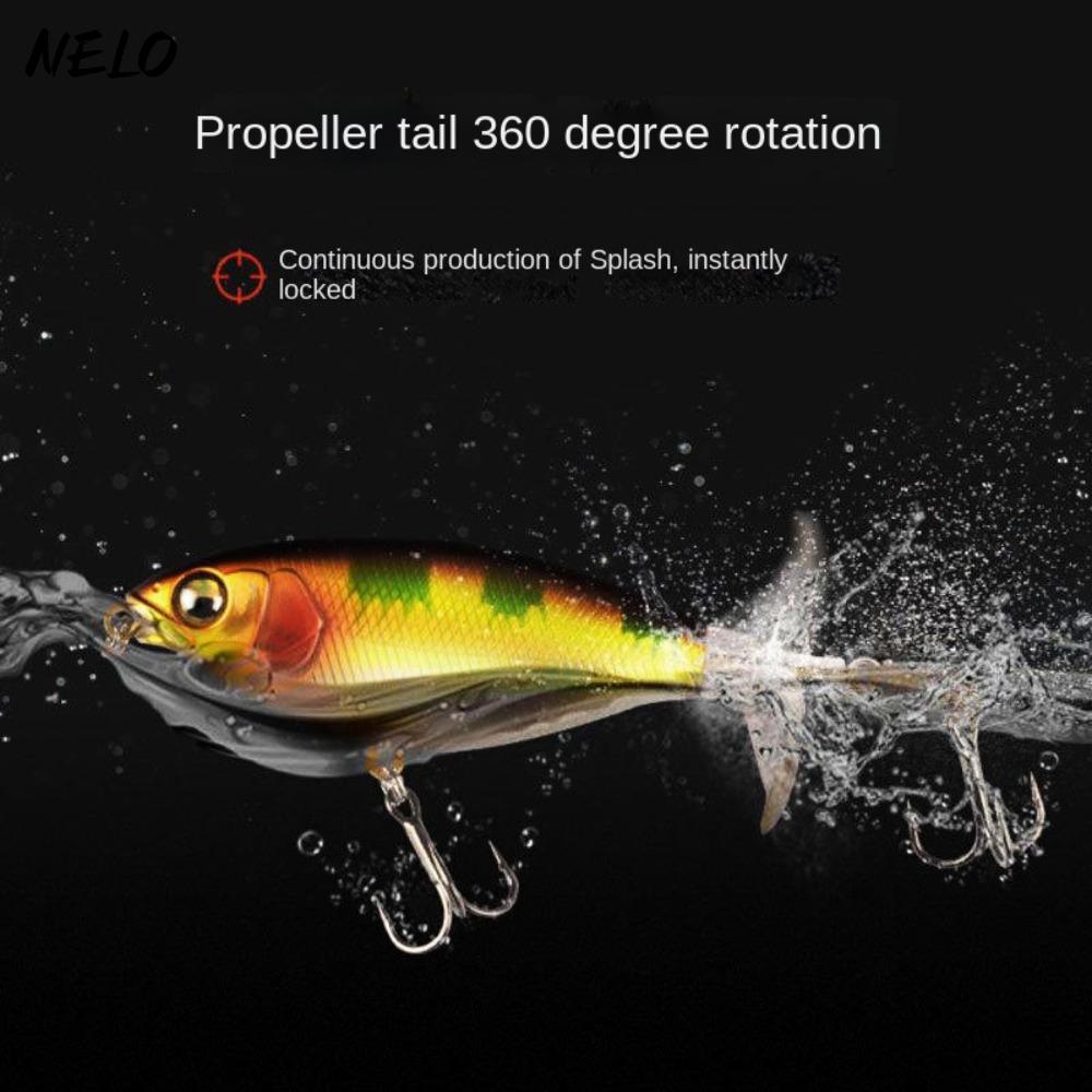 NELO Propeller Warbler Lure - Mồi Bề Mặt 7cm/6g và 9cm/11g cho Câu Cá Bass Poper 2024