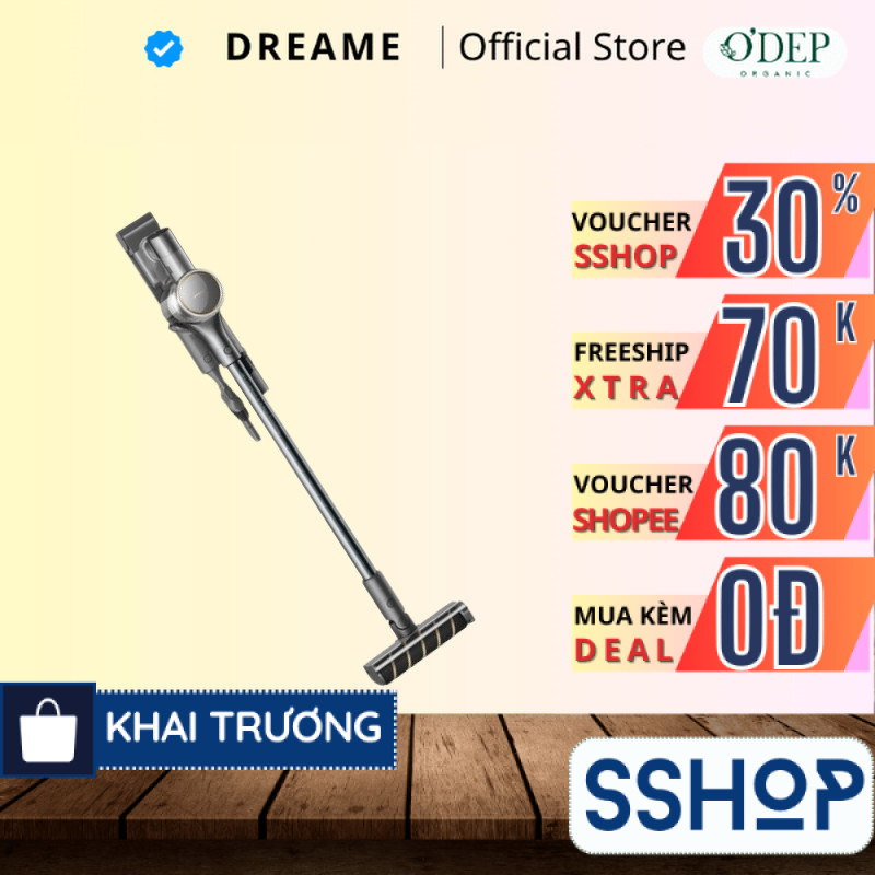 Máy hút bụi không dây Dreame V18S Aqua đa năng - Bảo hành 24 tháng - SSHOP SSO