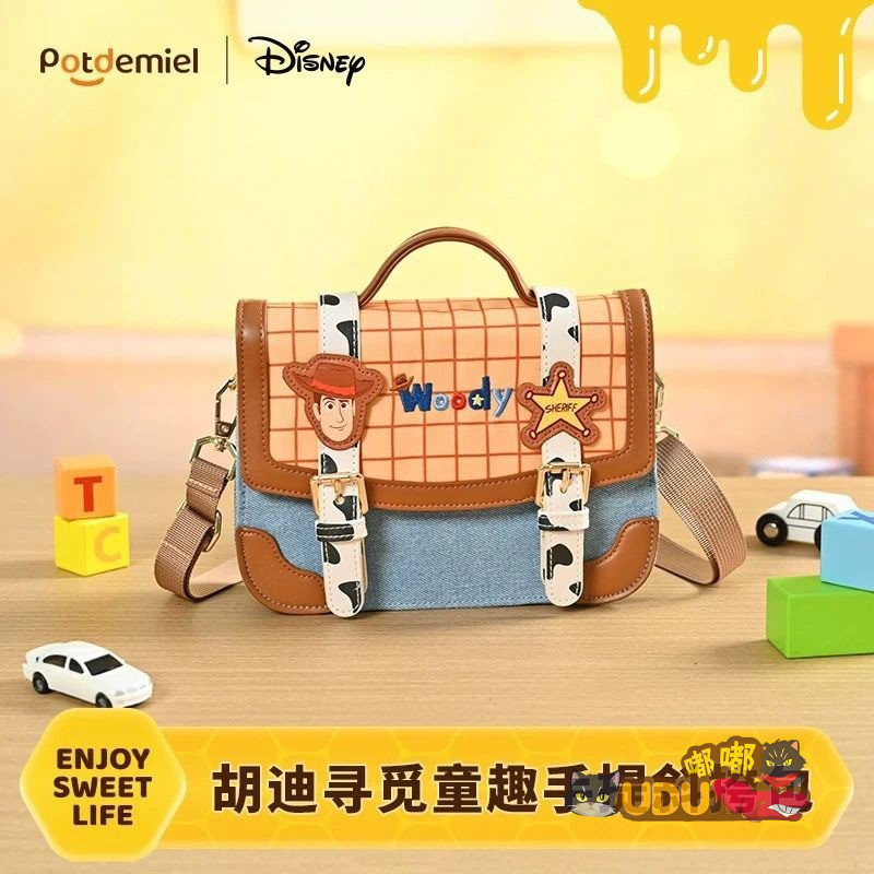 [Chính hãng] Túi đeo vai Woody Series Disney Phim hoạt hình Woody Tìm kiếm Túi xách di động giống nh