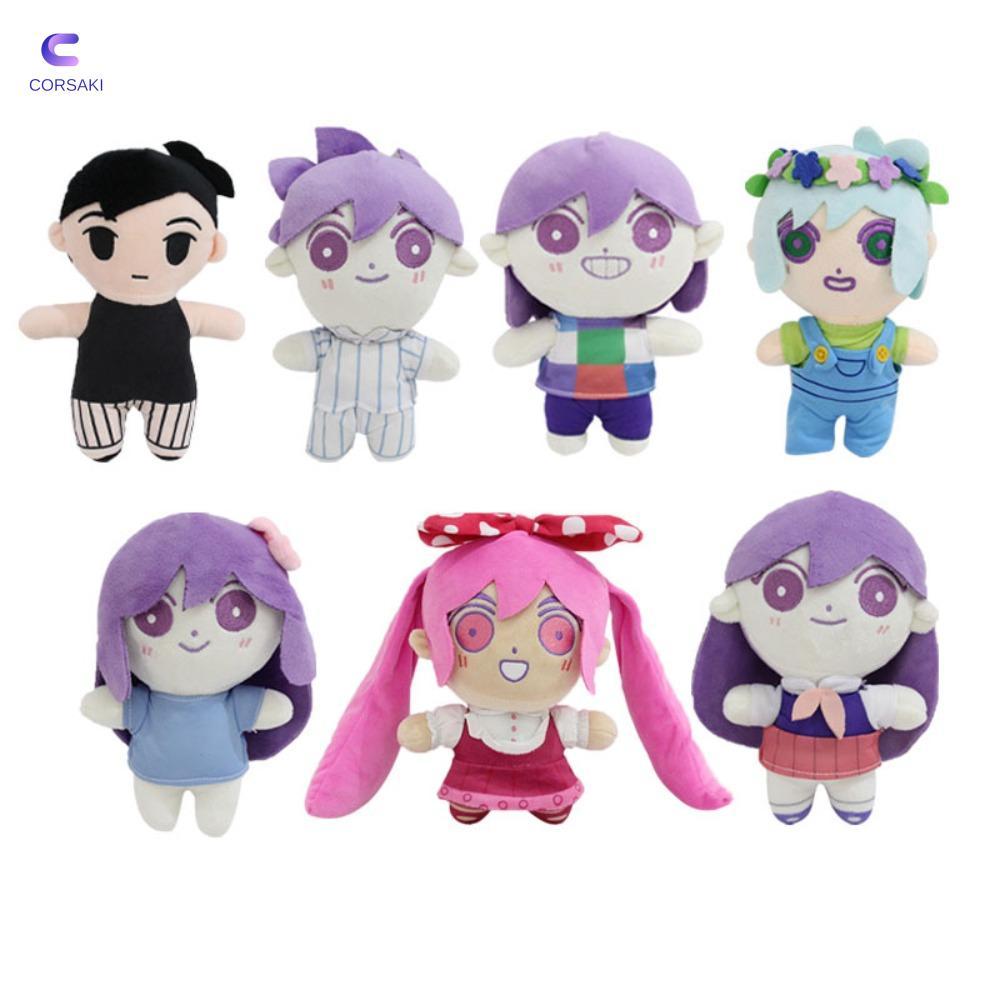 Búp bê sang trọng CORSAKI OMORI, Đạo cụ Cosplay Merch sang trọng Omori, Trò chơi liên quan 20CM Omor