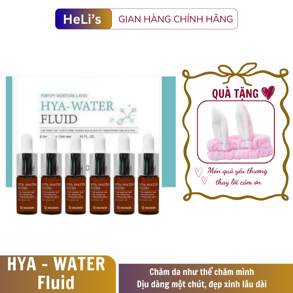 Tinh chất Hya – Water Fluid Dr Hedison 6 Ampoules 13ml Each HHSPA...
