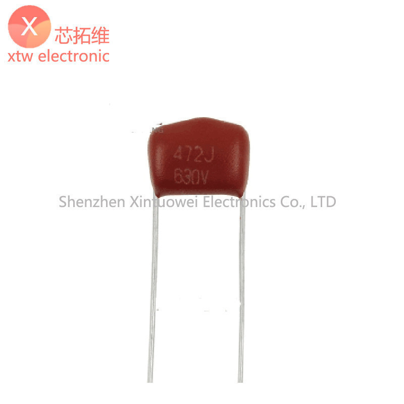 (10 Cái) Tụ Điện Phim CBB 630V472J 4.7nF 472J 630V Pin Pitch P = 10mm DIP-2 Kapasitor