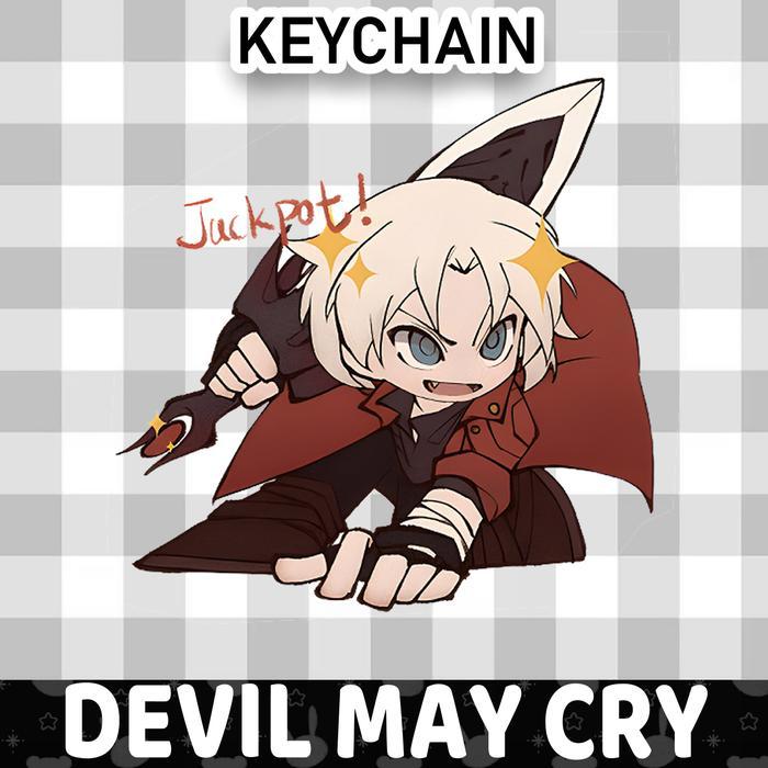 Ganci / Gantungan Kunci Akrilik DEVIL MAY CRY - DANTE
