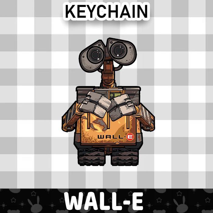 Ganci / Gantungan Kunci Akrilik COUPLE WALL-E & EVE - 1 WALL-E