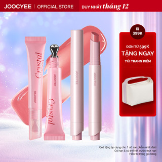 Combo Son Crystal Joocyee Căng Bóng Mềm Mọng - Son Glossy Cải Tiến Bền Màu Bóng Mượt Lâu Trôi