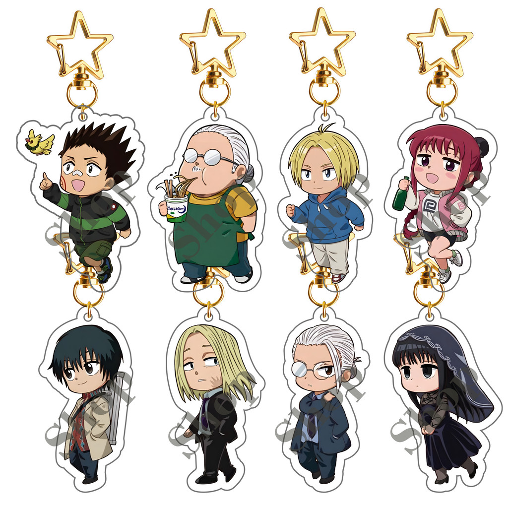 SAKAMOTO DAYS Anime Acrylic Keychains - Lu Shaotang Sakamoto Taro Shin Asakura Cosplay Key Chain Key