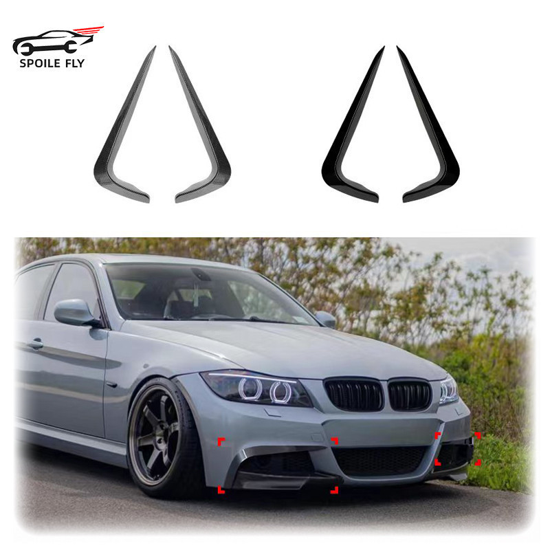 2009 Đến 2012 Dành Cho Xe Bmw E90 E91 320d 330i 335d 325i 335i Pre-Lci Trước Cản Trước Lip Splitter 