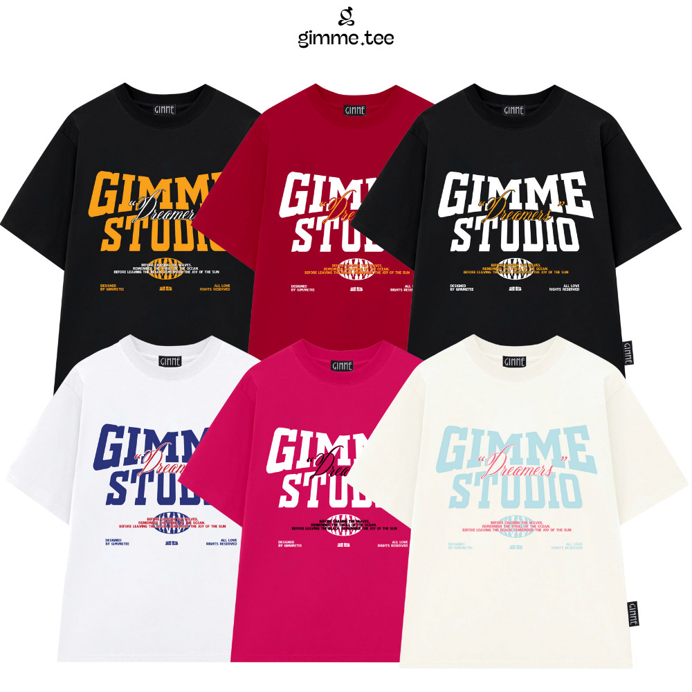 Áo Oversize Gimme Form Rộng Unisex Nam Nữ - Special Tee - Premium Cotton 260gsm - 2 Chiều Cổ Tròn - 