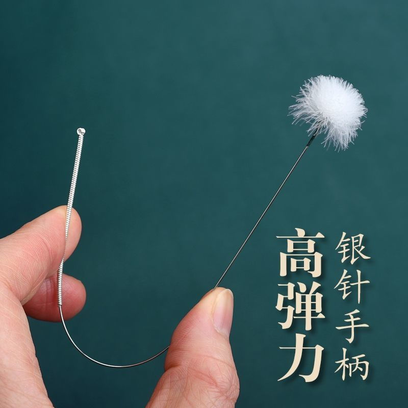 New Product#Tianyi Silver Needle Ear Cleaning Tool Feather Stick Ear Cleaning Feather Spoon Goose Fe