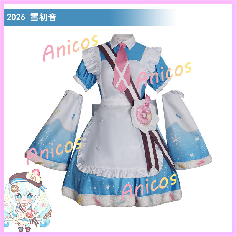Đồ cosplay Snow Miku từ Project Sekai cho anime năm 2026
