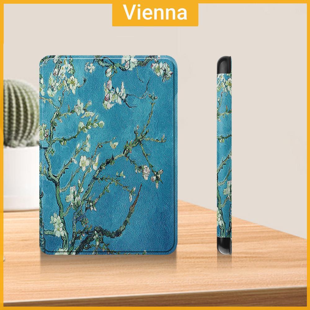 Bao Da PU Bao Da Có Tự Động Ngủ Và Đánh Thức Ebook Dành Cho Kindle Paperwhite 12th Gen 2024 7inch Ch