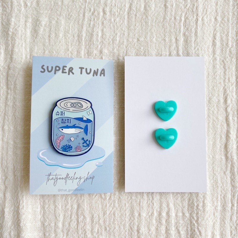 SC8 * SUPER TUNA * Mini Soda Can Men Pin