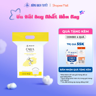  Bông tẩy trang làm sạch da Bông Bạch Tuyết Calla Mềm Mịn 500Gr 