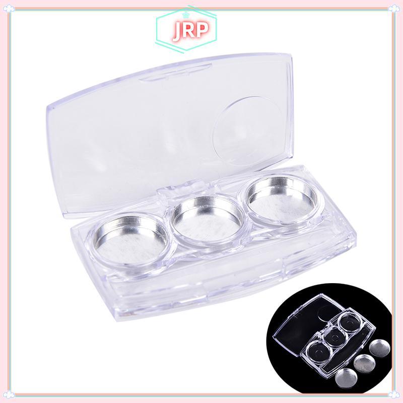 Bảng phấn mắt trang điểm JRP Phấn mắt 3 lỗ rỗng Bảng màu di động JRP