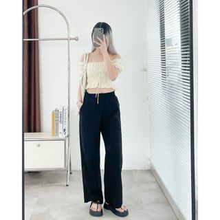   Quần dài ống rộng THE C.I.U - Silk Cullote Pants 
