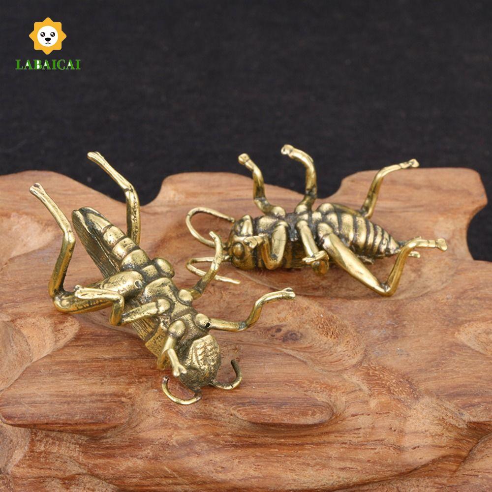 LABAICAI Đồng Cricket, Tượng cricket bằng đồng thau rắn cricket, Trang trí nhà nhỏ vui nhộn