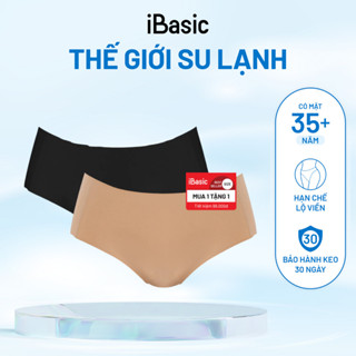  Pack 2 quần lót nữ su không đường may iBasic lưng cao không lộ viền free cut phom hipster V029-PA2 