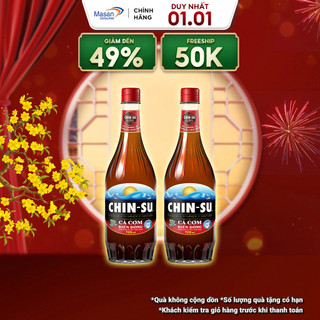   LS  Combo 2 Nước Mắm CHIN-SU Cá Cơm Biển Đông Chai 720ml 