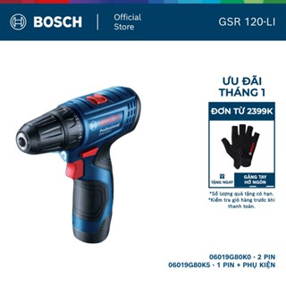  Máy khoan vặn vít dùng pin Bosch GSR 120-LI 