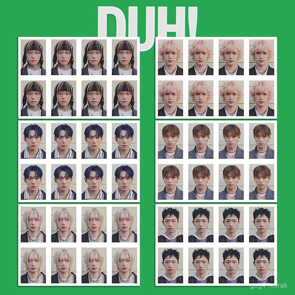 P1Harmony Album mới DUH Ảnh ID ngoại vi 1.0inch bức ảnh P1H Ảnh hộ chiếu