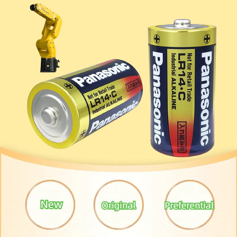 LR14 chính hãng 2024.Pin C Panasonic No. Pin Robot 2 Loại C 1.5V Fanuc Alkaline A98L-0031-0027 Pin
