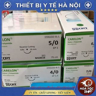 Chỉ Phẫu Thuật Thẩm Mỹ Nhấn Mí Carelon CPT [2/0,3/0, 4/0, 5/0,6/0, 7/0] (1 tép)