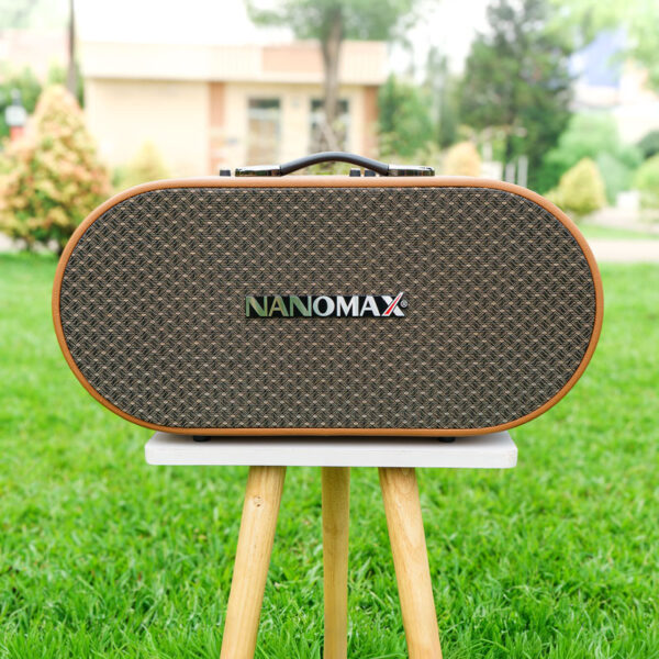 Loa Karaoke Xách Tay Nanomax K-05 Bass Đôi 16cm Công Suất 320w/max Karaoke Bluetooth - EBảo Ngân aud