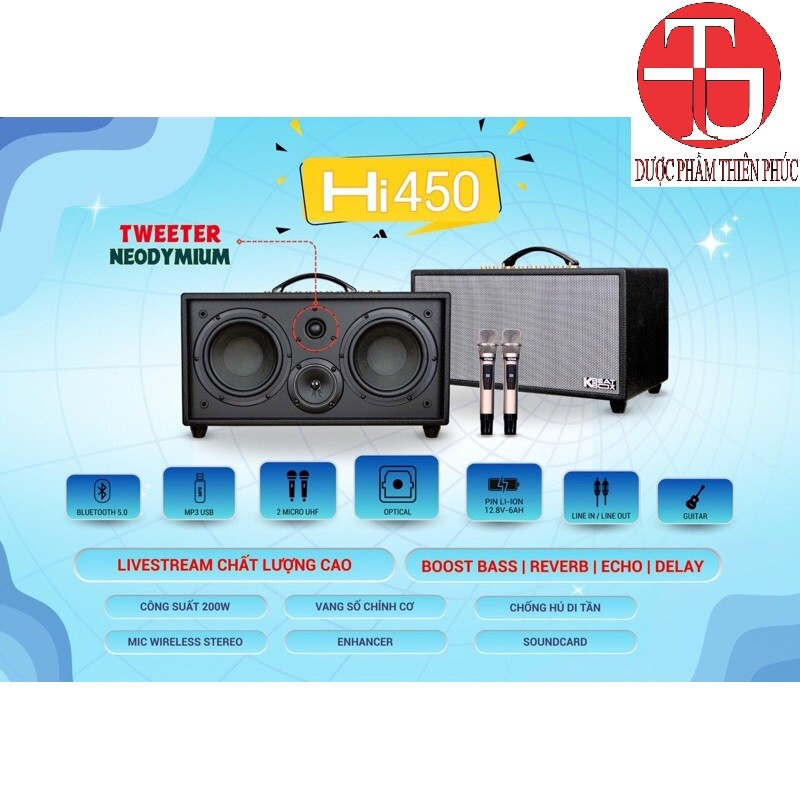 [HCM] Loa Di Động ACNOS Hi450 - Bảo Ngọc audio