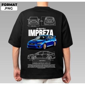 Áo thun Subaru Impreza Wrx Sti