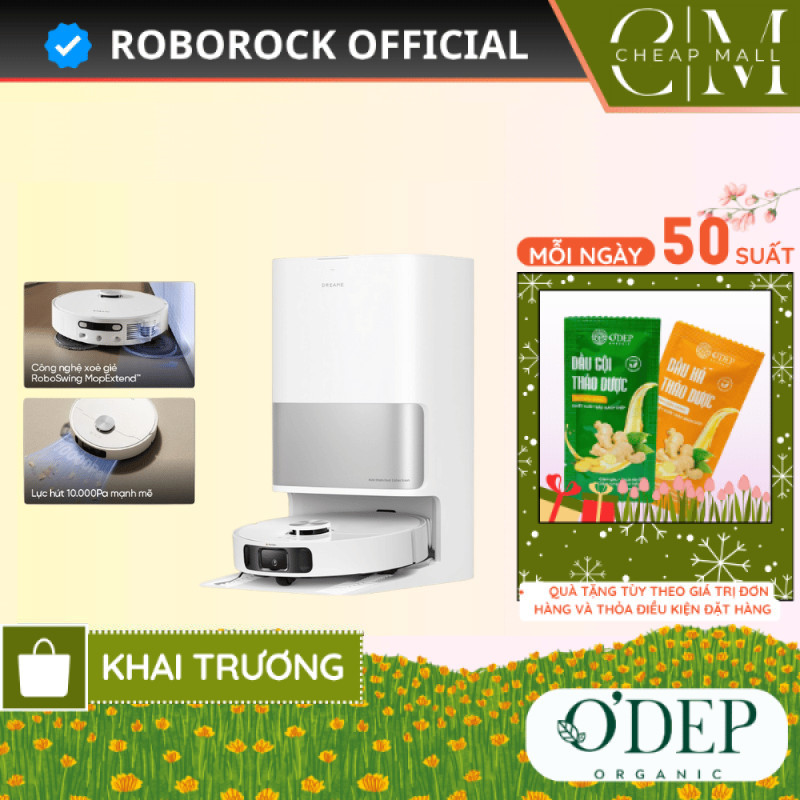 Robot lau sàn hút bụi tự làm sạch Dreame L10s Ultra Gen 2/ L10 Ultra / D20 Ultra/ L10s Ultra Gen 3 -