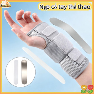 Nẹp cổ tay thanh nhôm tháo rời lưới thoáng khí đai đàn hồi giảm đau viêm gân ống cổ tay gãy xương