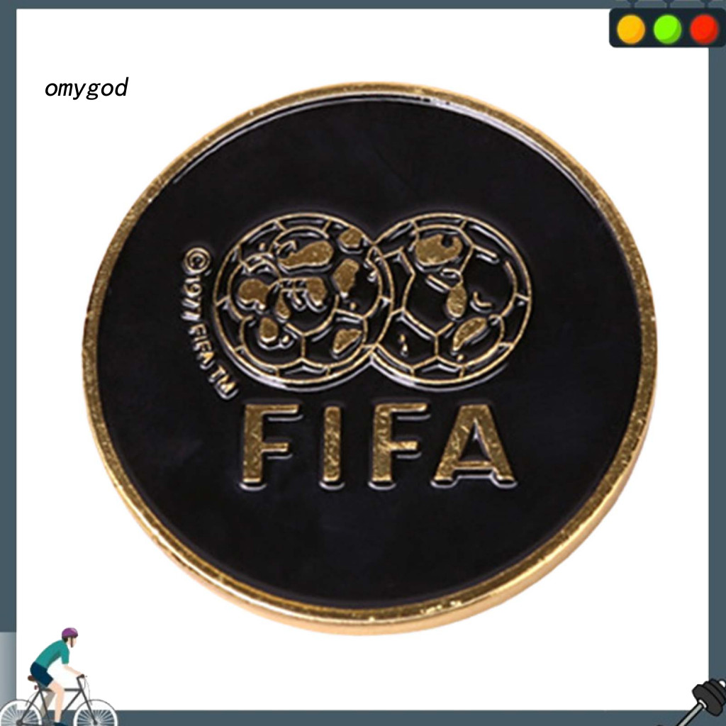OMG Cạnh Tranh Đồng Xu Cho Trò Chơi Bóng Đá Giải Quyết Thi Đấu Bóng Đá Flip Coin Cho Trọng Tài Bóng 