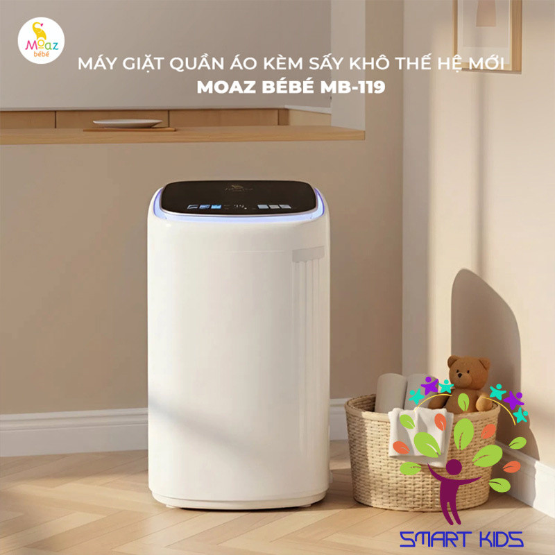 MÁY GIẶT SẤY MINI MOAZ BÉBÉ MB-119 MB-068 PLUS