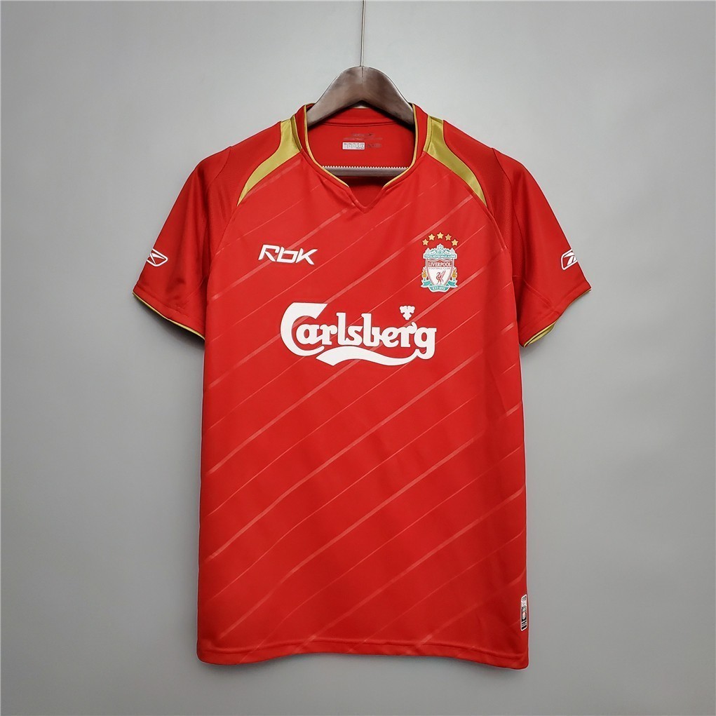 #LF 05-06 Bóng đá sân nhà Retro Soccer Jersey #GERRARD