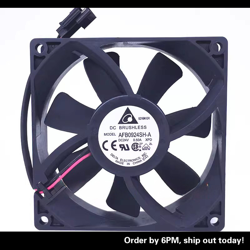 Quạt biến tần bóng đôi Delta AFB0924SH 9225 24V 0.50 A 9CM / 9CM