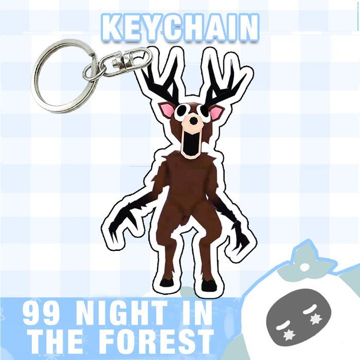 Ganci / Gantungan Kunci Keychain Akrilik ROBLOX 99 NIGHT IN THE FOREST - THE DEER - Normal