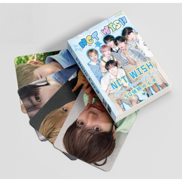 Bộ 50-55 NCT DREAM wish 127 Nation Laser Hologram Lomo Cards RENJUN JAEMIN CHENLE WayV JISUNG Jeno H