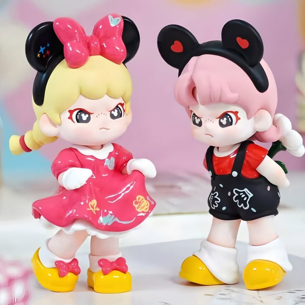 Tnt space dora Mickey 's Fun Time Series Blind Box búp bê Nhân vật hành động Đồ trang trí Đồ chơi hợ