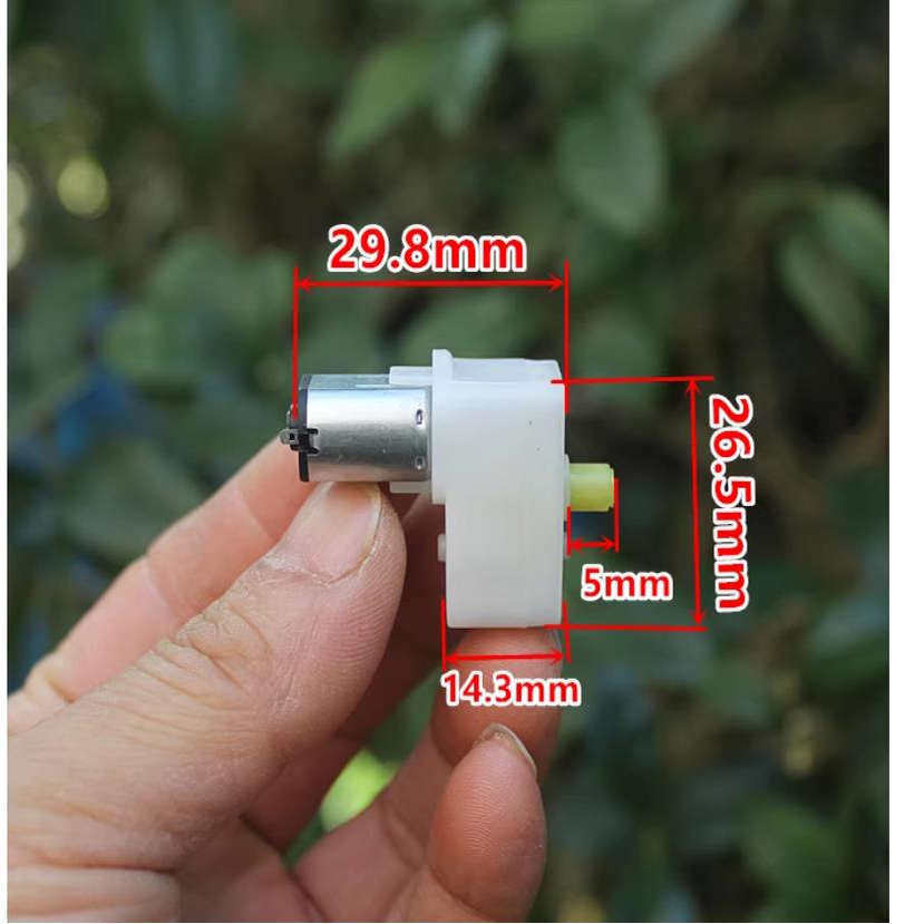Động cơ bánh răng bảy hình Jiangge N20 3-6V