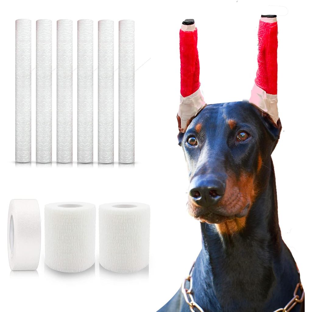 Doberman Dog Ear Posting Kit, Công cụ hỗ trợ đứng tai chó, Vòi tai chó cho Doberman Pinscher