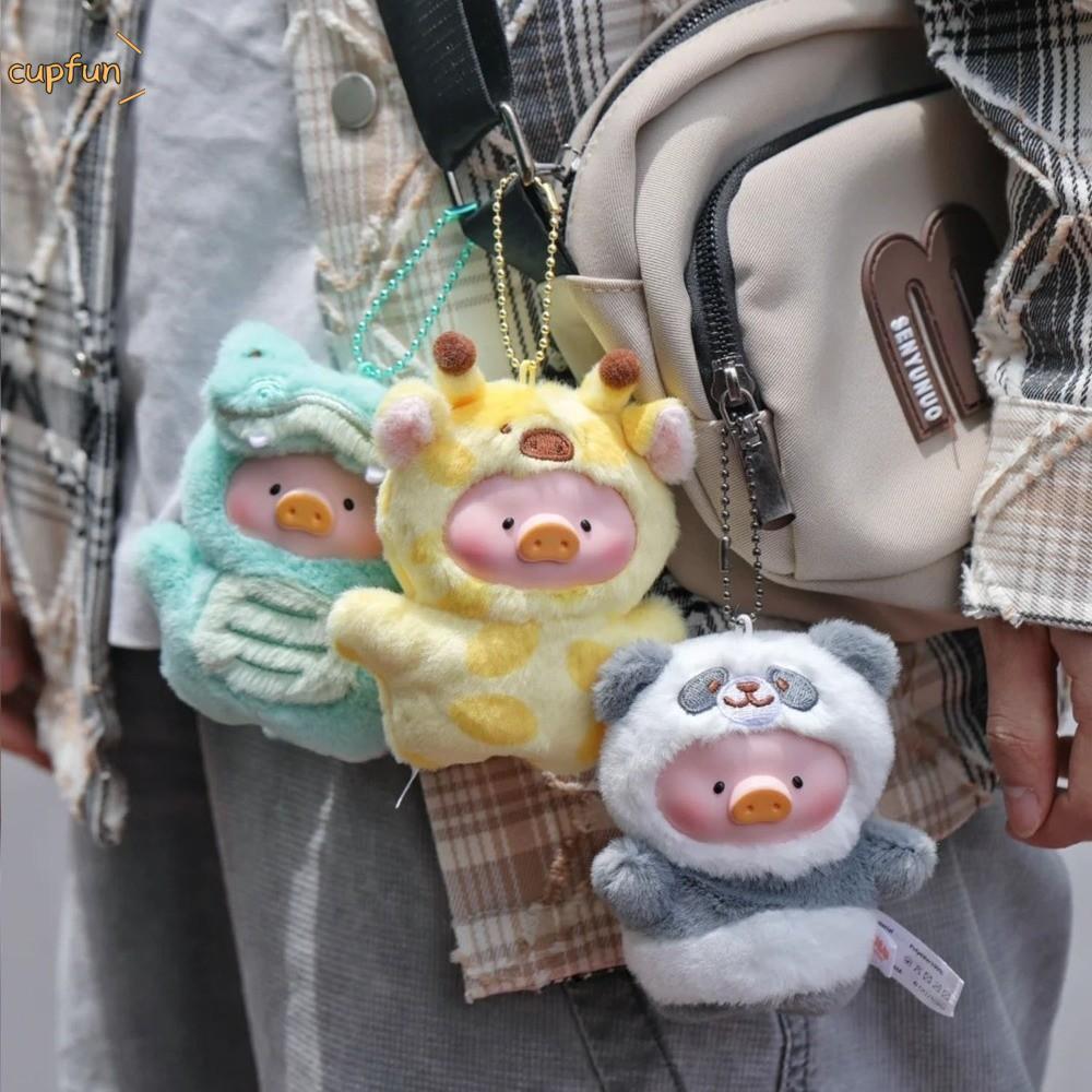 CUPFUN Lulu Piggy Sang Trọng Hộp, Thú Nhồi Bông Hoạt Hình Lulu Piggy Ngón Tay Con Rối Hộp, Hộp Động 