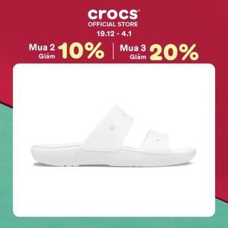  Dép Xăng Đan Unisex Crocs Classic - White 