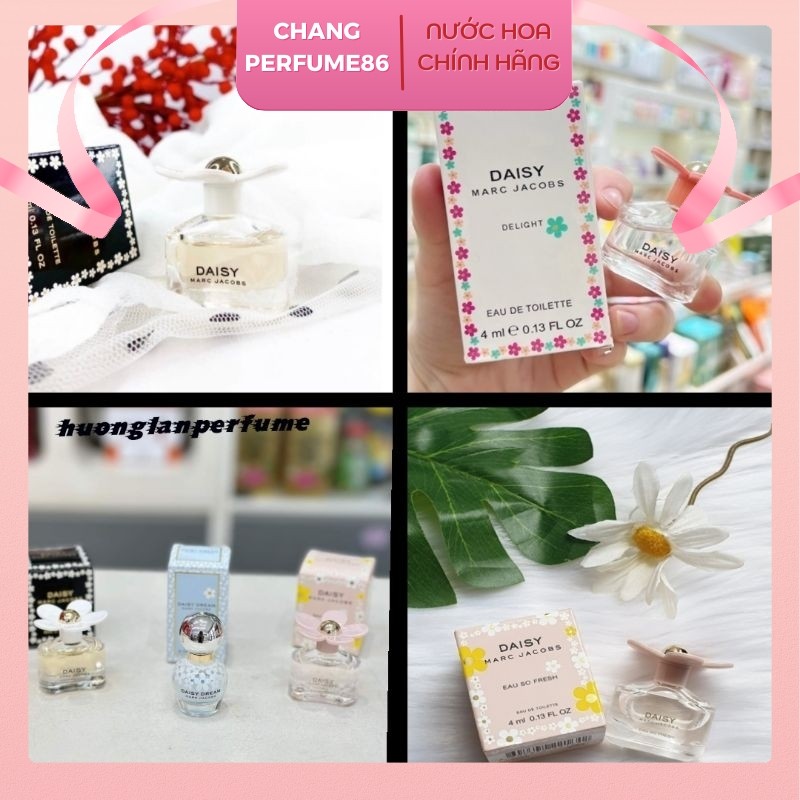 [MINISIZE-AUTH]❤❤❤Nước hoa Marc Jacobs Daisy DelightMARC JACOBS MINI 4ML🍒 3 MÙI XUẤT SẮC NHÀ MARC🍒