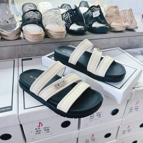 Dép Quai 3 Quai Min Hàng Nhập QC Fullbox Mieo Shoes D3110 D3111 D3112