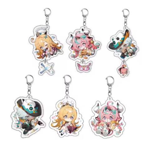 Móc khóa Genshin Impact – Ifa, Varesa; công chúa anime xinh đẹp, dễ thương; phụ kiện thời trang, quà