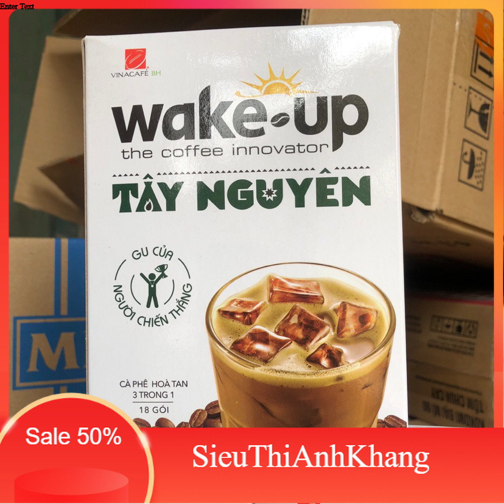 Hộp 18 Gói Cà Phê Wake Up Tây Nguyên Gu Của Người Chiến Thắng Shop Anh Khang