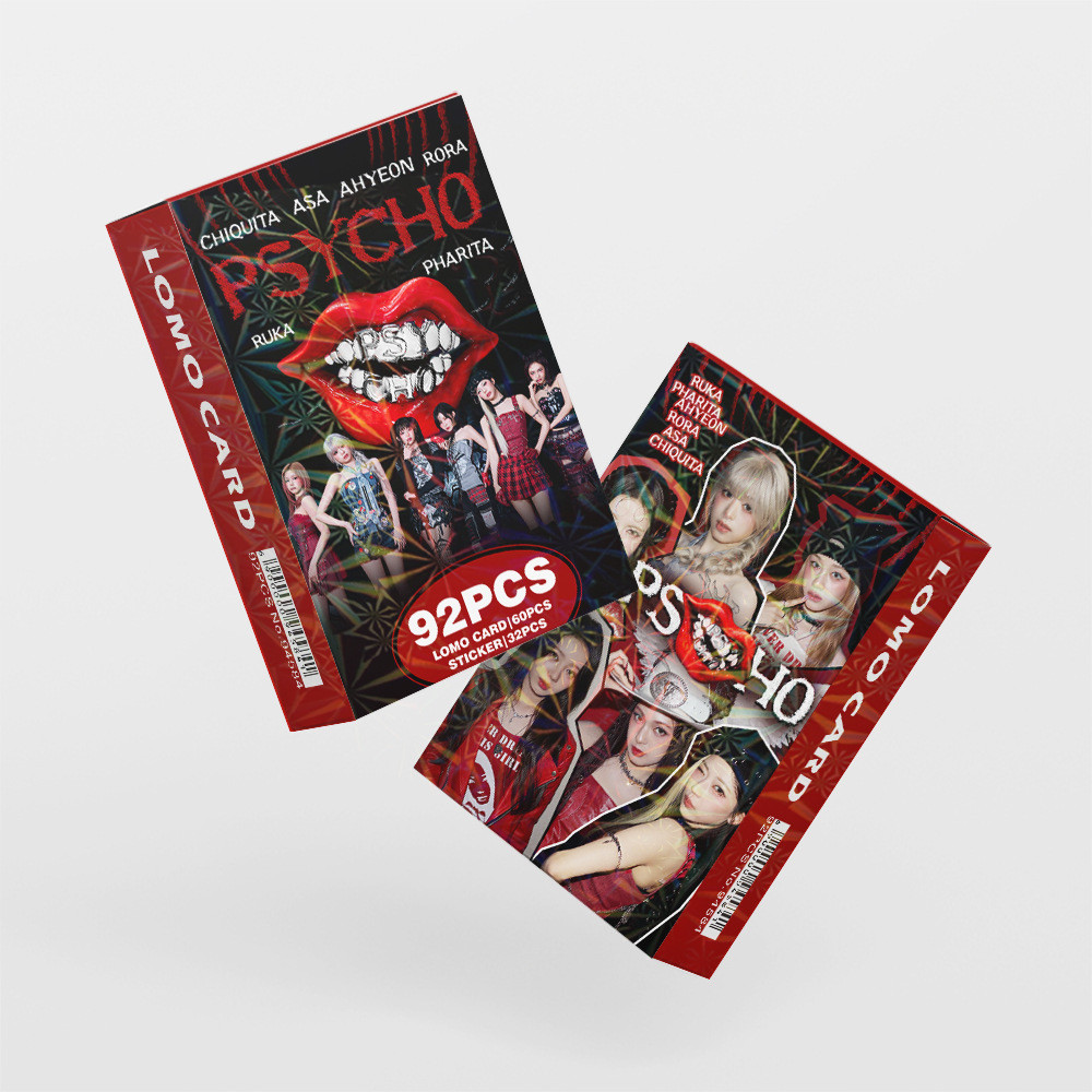 92 Cái / hộp BABYMONSTER PSYCHO Album Lomo Cards CHÚNG TÔI GO UP HOT SAUCE CHIQUITA Dán SHEESH CLICK